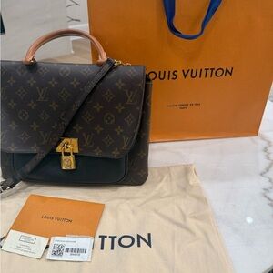 Louis Vuitton Black and Brown Monogram Bag
